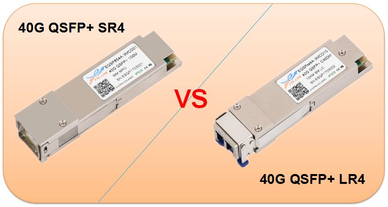 40G QSFP+ SR4 VS 40G QSFP+ LR4