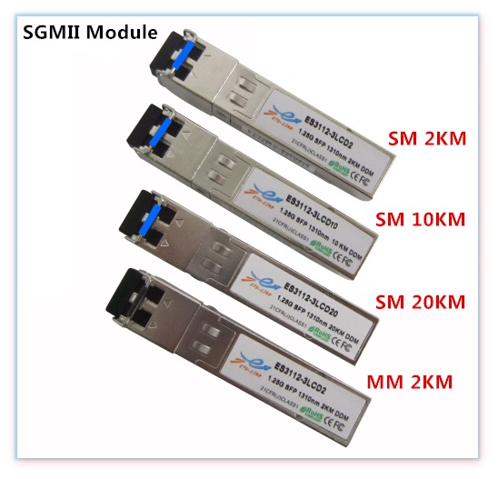 SGMII optical transceiver