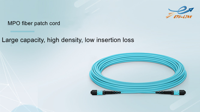 Where are MPO fiber patch cords mainly used?