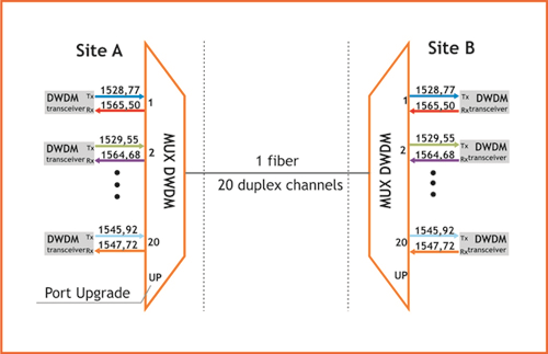  Passive DWDM system