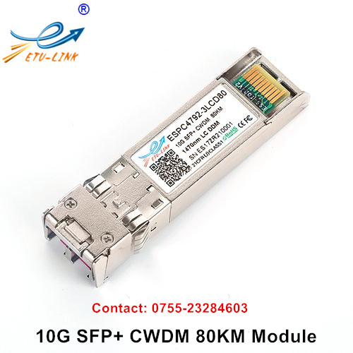 10G SFP+ CWDM 80KM Module