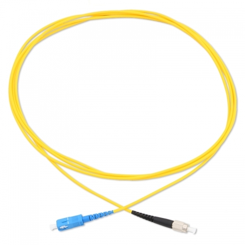 OM3 Multimode Duplex Fibre Optic Cable 50//125um LSZH 15M yellow Fibre Optic Cable LC//UPC to LC//UPC