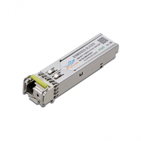 155Mbps SFP Bi-Directional Transceiver, 3KM ReachTx1550nm/Rx1310nm