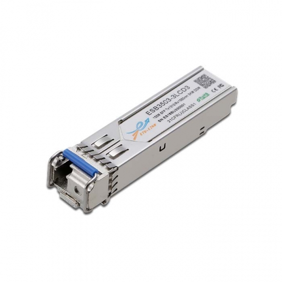 155Mbps SFP Bi-Directional Transceiver, 2KM Reach Tx1310nm/Rx1550nm