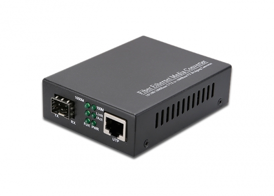 10/100/1000M SFP Fiber Media Converter