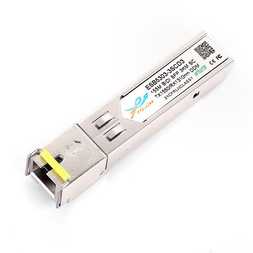 155Mbps SFP Bi-Directional Transceiver, 3KM Reach Tx1550nm/Rx1310nm