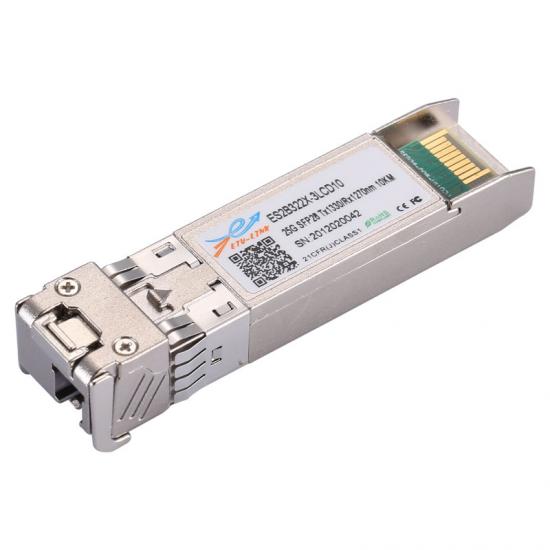 25.78Gbps SFP28 BIDI Transceiver, Single Mode, 10km Reach 1330nm TX / 1270nm RX