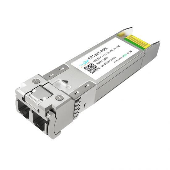 10Gbps Tunable DWDM 80KM SFP+ Transceiver