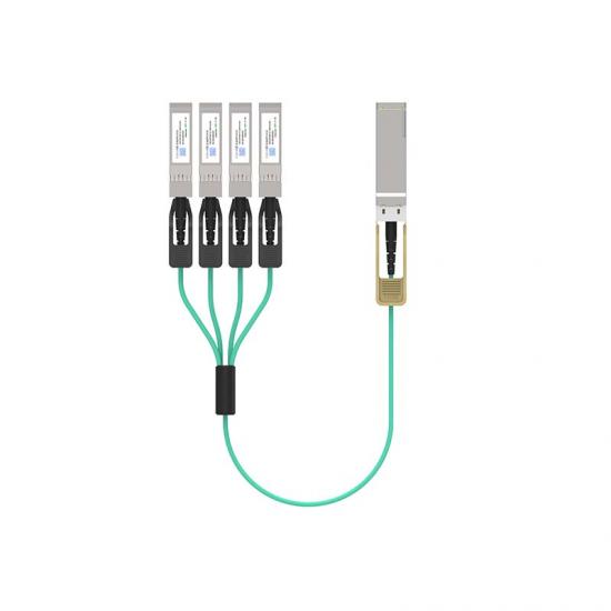 100G QSFP28 TO 4x25G SFP28 Active Optical Cable