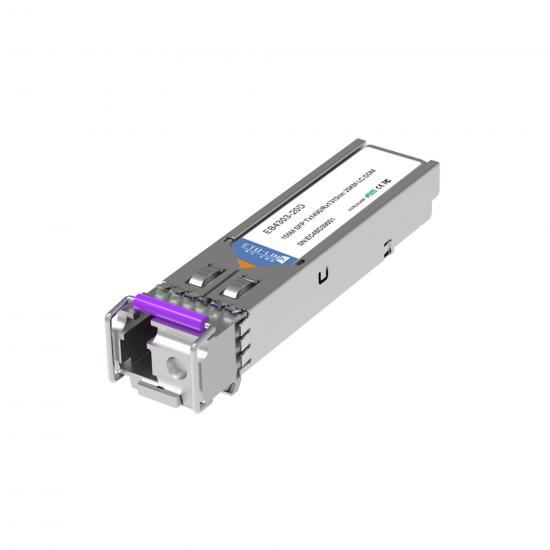 155Mbps SFP Bi-Directional Transceiver, 20KM Reach Tx1490nm/Rx1310nm