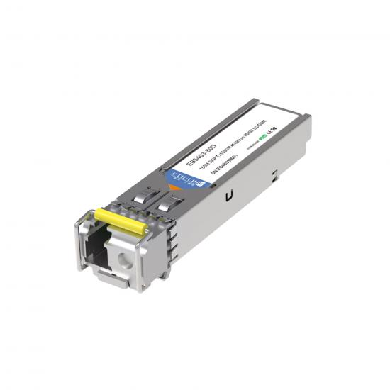 155Mbps SFP Bi-Directional Transceiver, 40KM Reach Tx1550nm/Rx1490nm