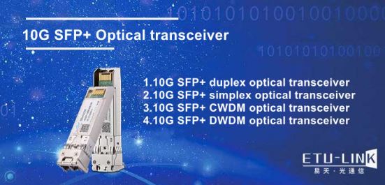 Complete list of 10G SFP+ optical modules