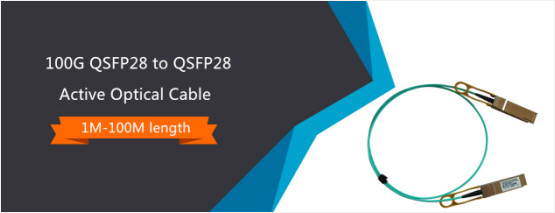 The type of 100G QSFP28 Active Optical Cables