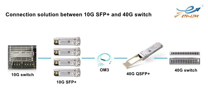 How does SFP+ optical transceiver work with 10-Gigabit switch?