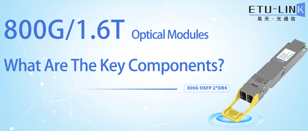 What Are The Key Components of 800G/1.6T Optical Modules?