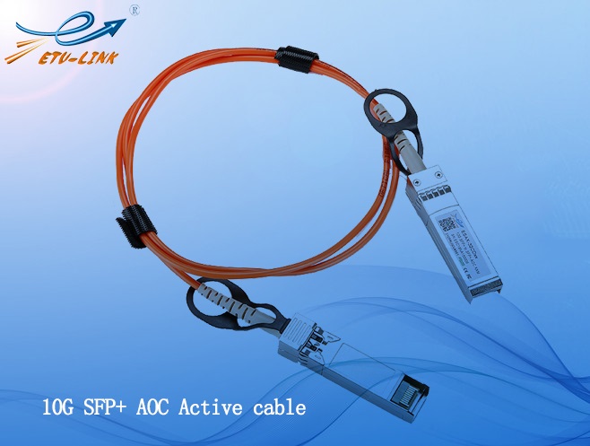 Advantages of 10G SFP+ AOC cable in data center interconnection solution