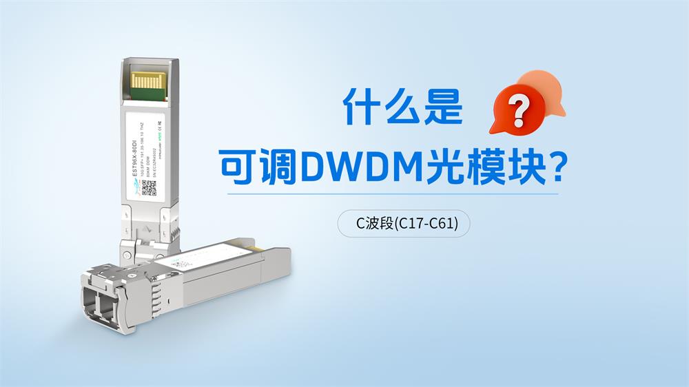 What is an adjustable DWDM optical module? What does it do?