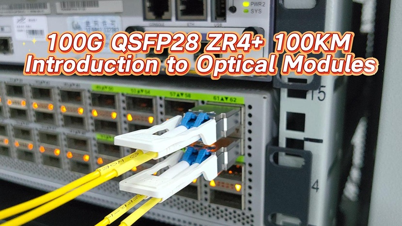 100G QSFP28 eZR4 100KM LC Optical Transceiver